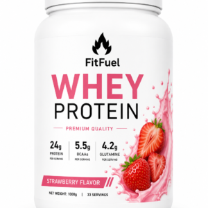 Home fitfuel whey protein – strawberry flavor